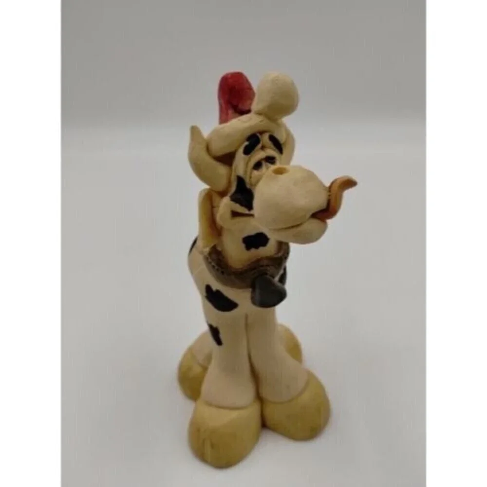 Adorable Resin Cow Figure 5.5